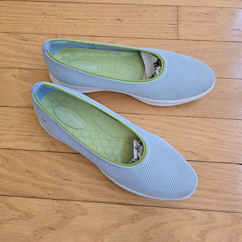 Vivaia | Izabel Walker Pro Hybrid light blue ballet flats shoes  | WMS 10.5